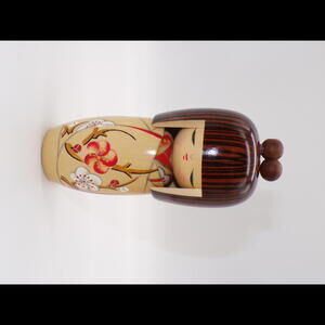 Vintage Japanese Wooden Kokeshi Doll